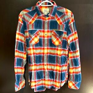 Diesel Men’s Dress Plaid Shirt - Large (Slim)